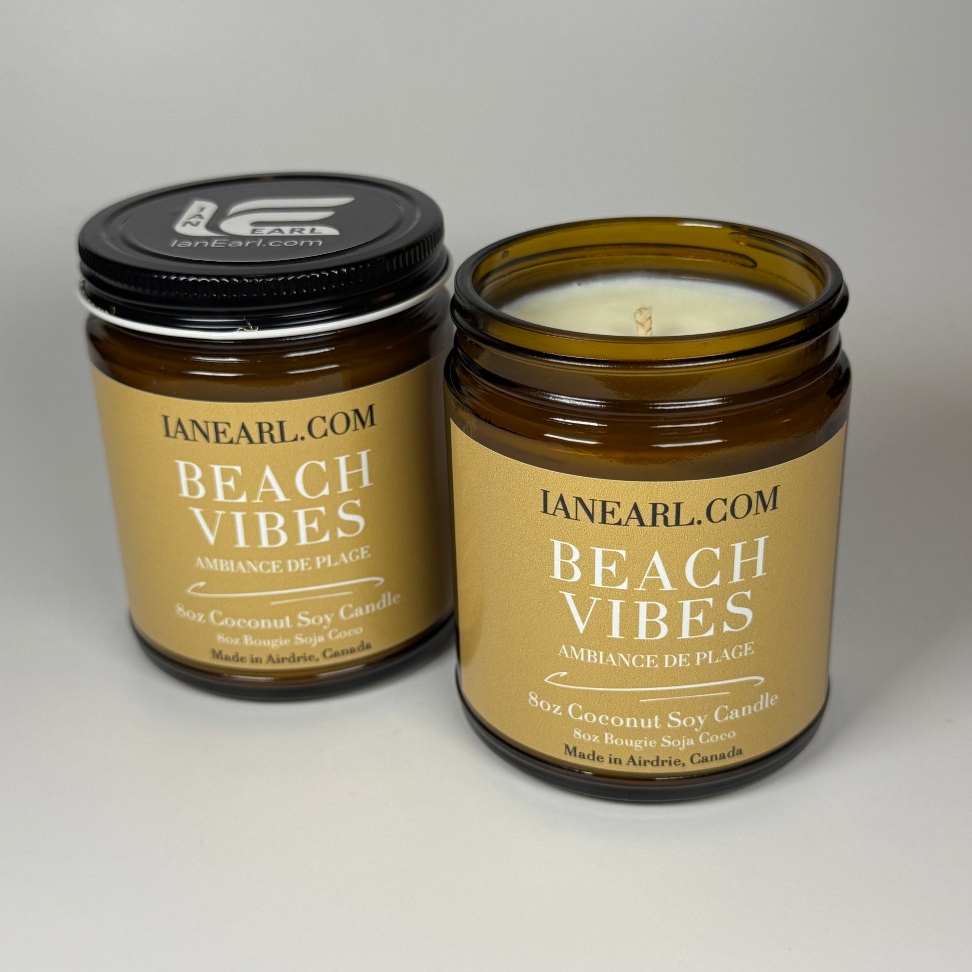 Beach Vibes - 8oz Coconut Soy Candle - Prismatic Ash Soap Co.