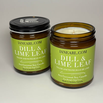 Dill & Lime Leaf - 8oz Coconut Soy Candle