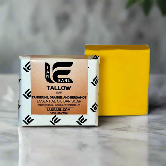 Tallow bar soap - Tangerine, Orange, Bergamot